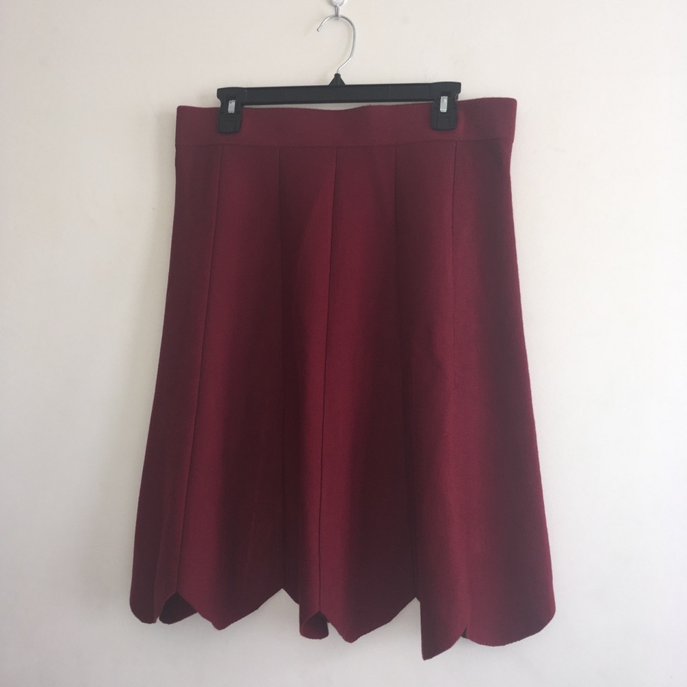 Olivia & Grace Flip Skirt in pomegranate